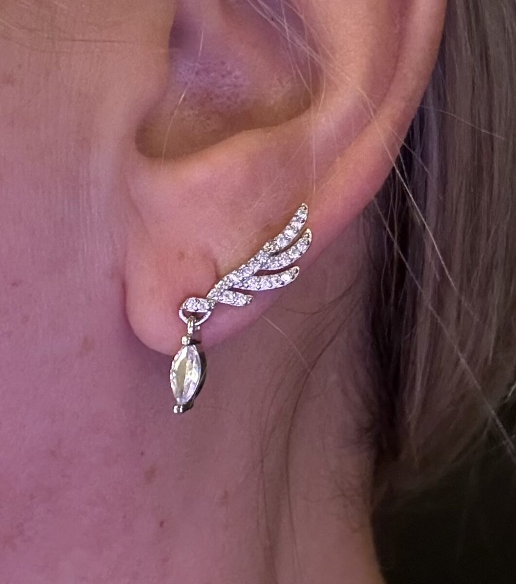 Angel Wing Earrings | 925 Sterling Silver | Gifts for Her