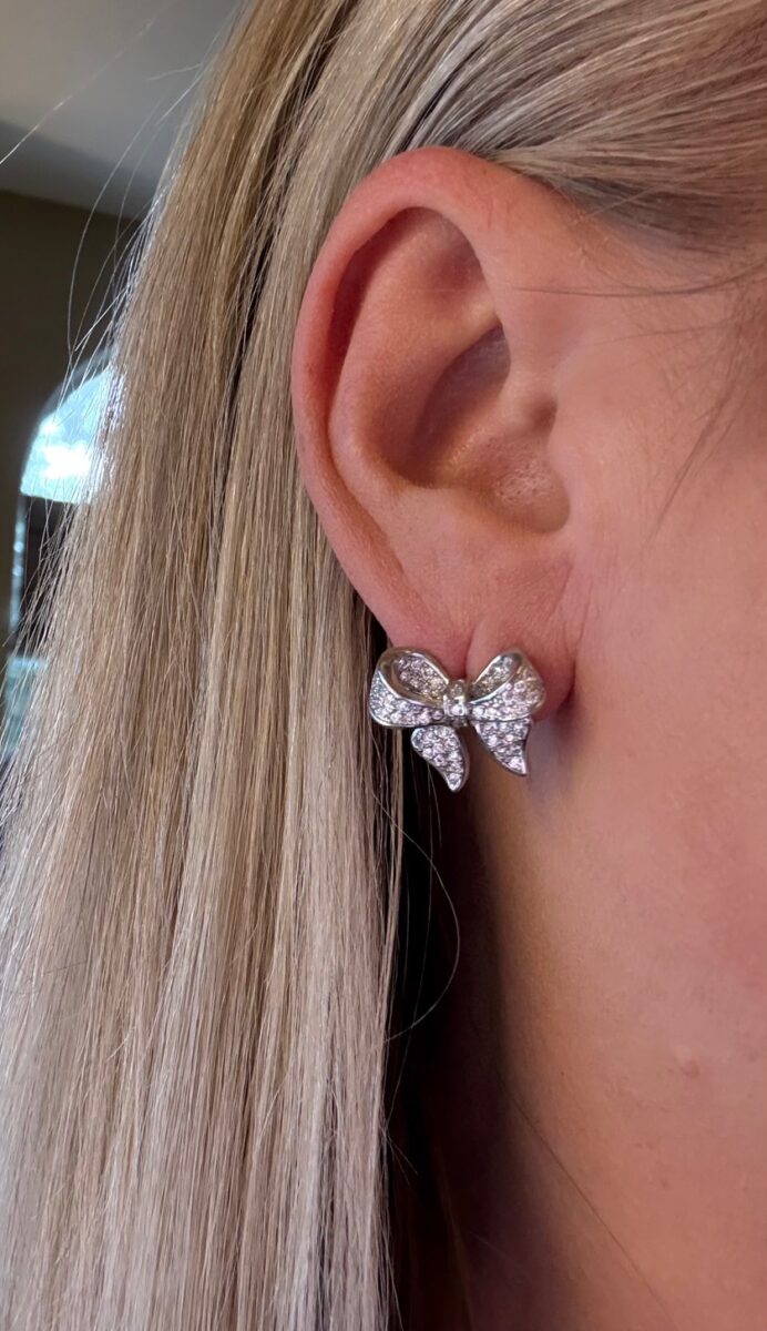 Charming Bow Earrings | 925 Sterling Silver | Gold and Silver