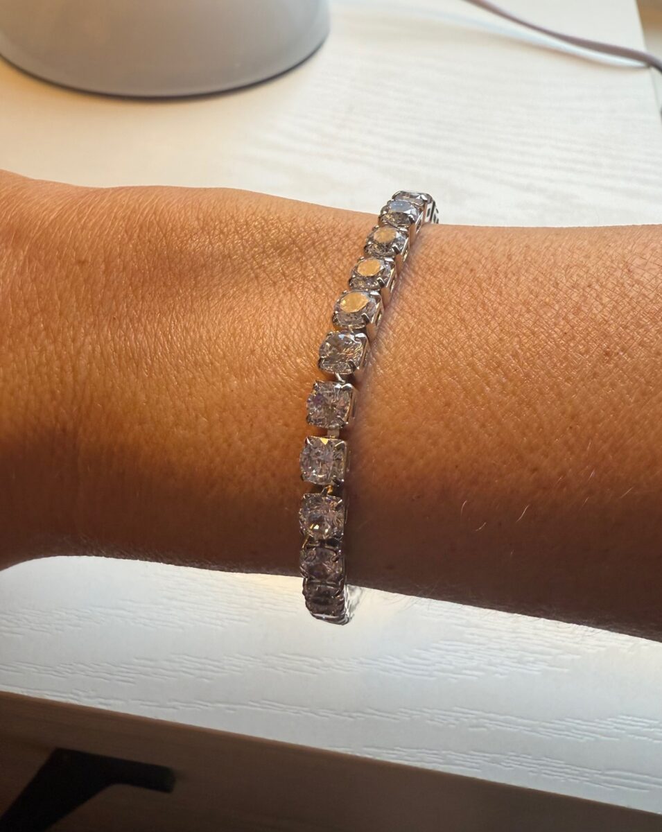 Classic Tennis Bracelet | 925 Sterling Silver | 5mm Lab-Created Diamond Stones