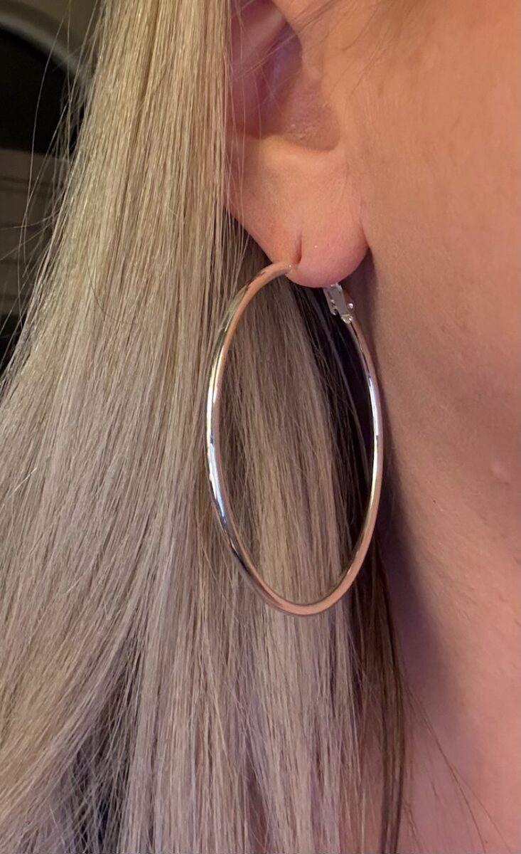 Hoop Earrings | 925 Sterling Silver | Large Hoop Earrings