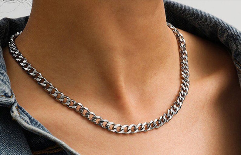 Cuban Link Stainless Steel Necklace for Men | 7 MM | High Quality | Gift for men