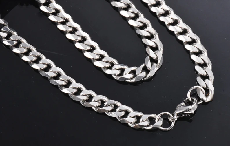 Cuban Chain Stainless Steel Necklace | Gift for Him | Gift for Her | Delivered in Gift Box