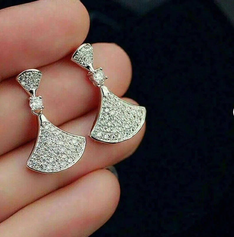 Chandelier Dangle Drop Earrings | 925 Sterling Silver | Gift for her