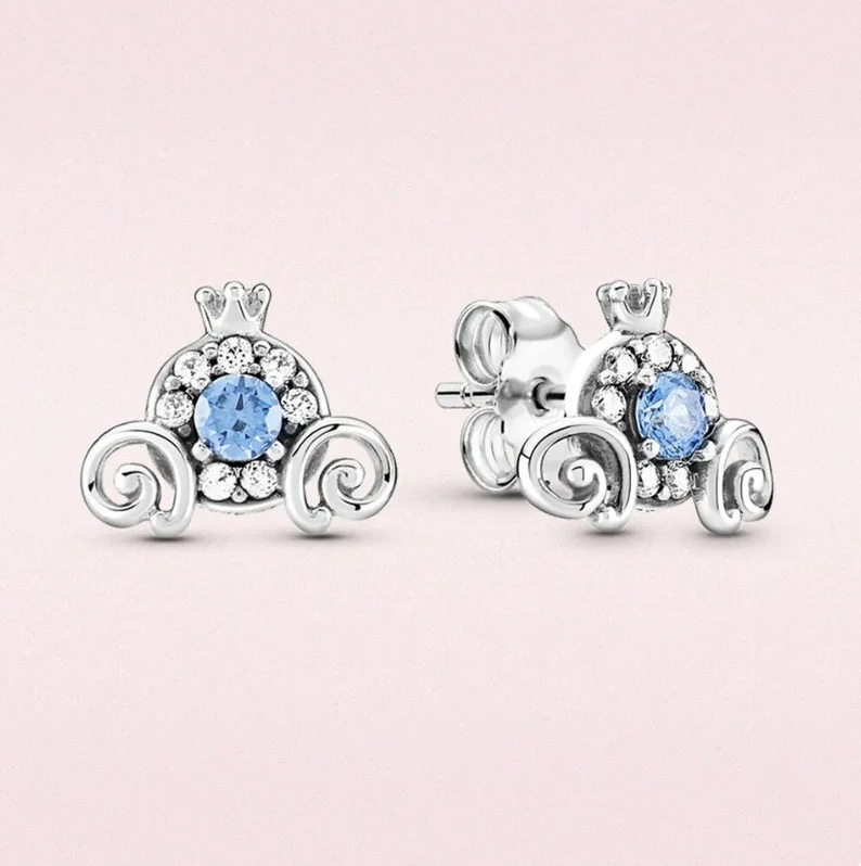 Fairy Tail Chariot Earrings | 925 Sterling Silver | | Gift for her | Delivered in Gift Box