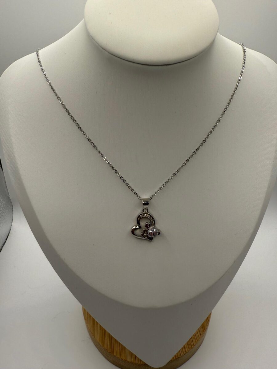 Forever Love Double Heart Pendant Necklace | 925 Sterling Silver