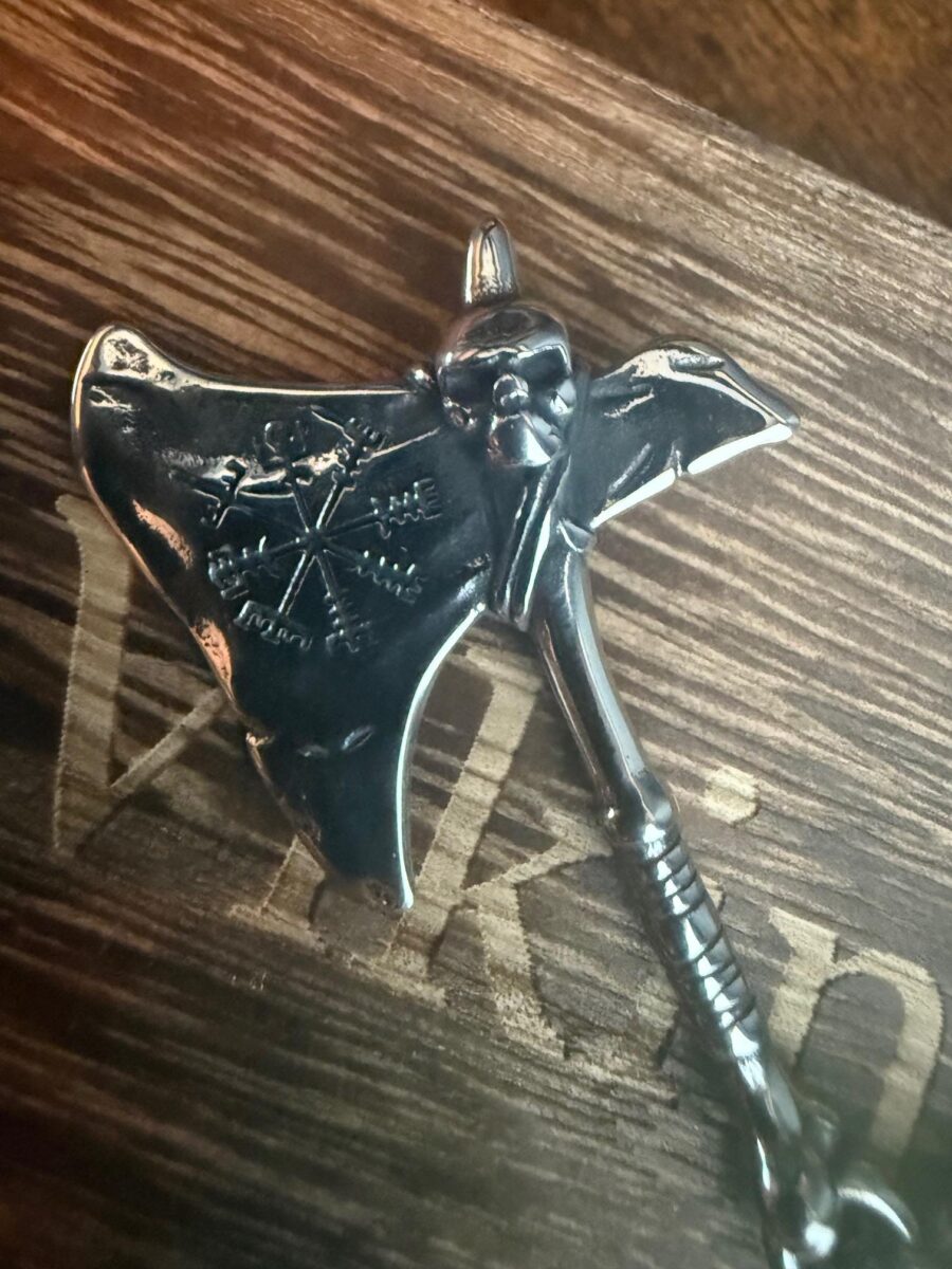 Men’s Viking Axe Nordic Pendant Necklace
