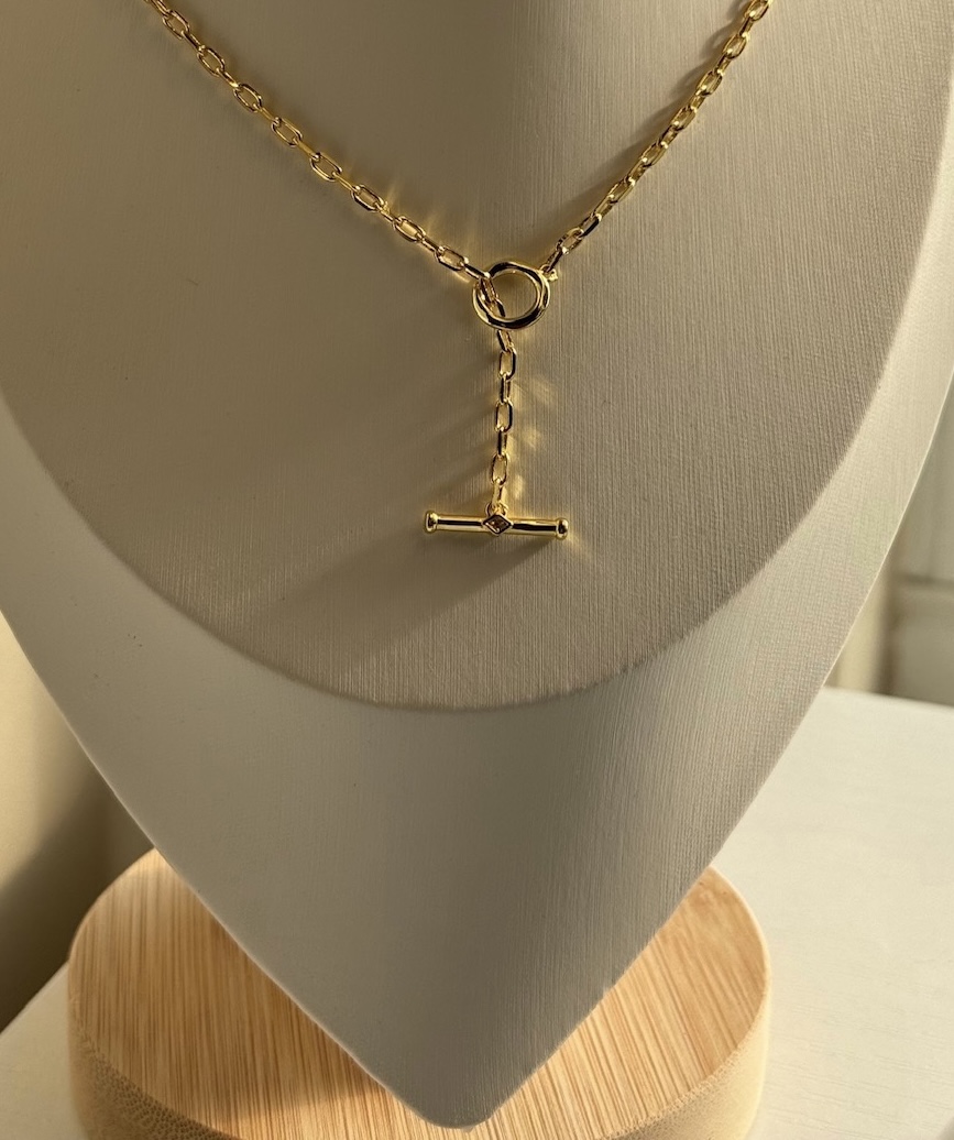 Gold Toggle Chain Necklace