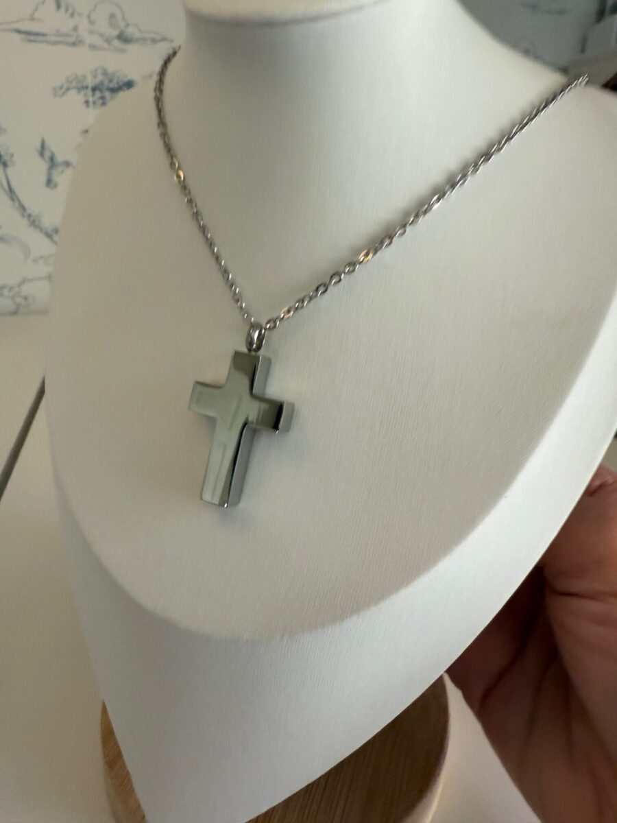 Cross Urn Necklace for Ashes