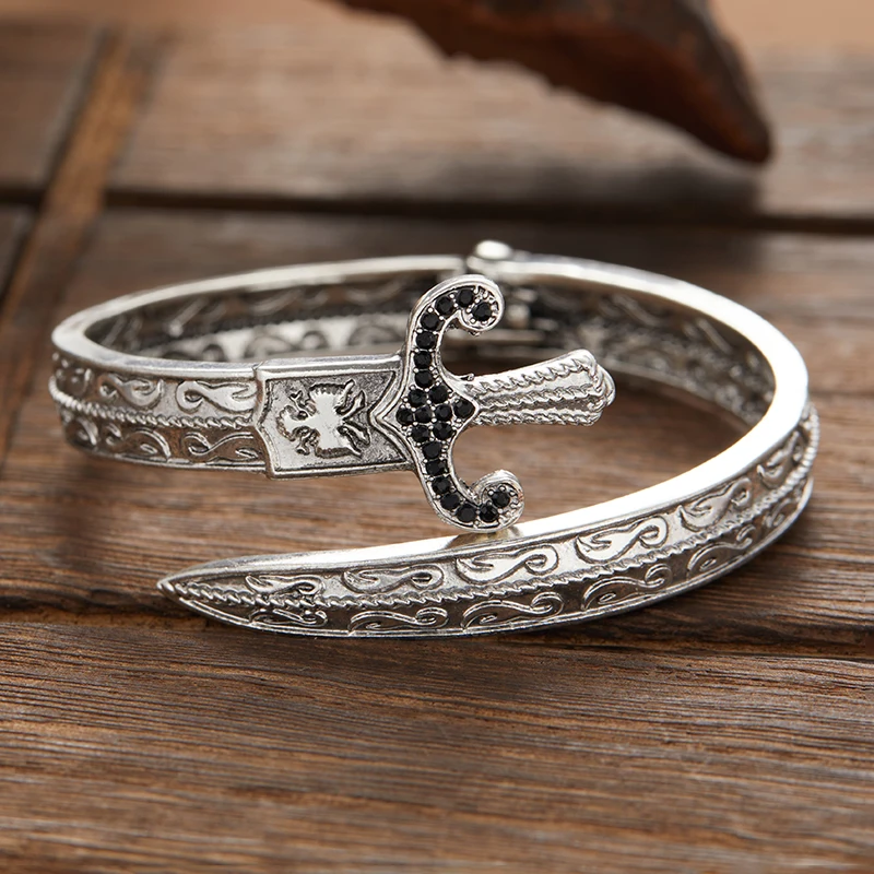 Sword Cuff Adjustable Bracelet